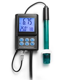 Controlador de pH PH-221 com calibração automática e ecrã retroiluminado