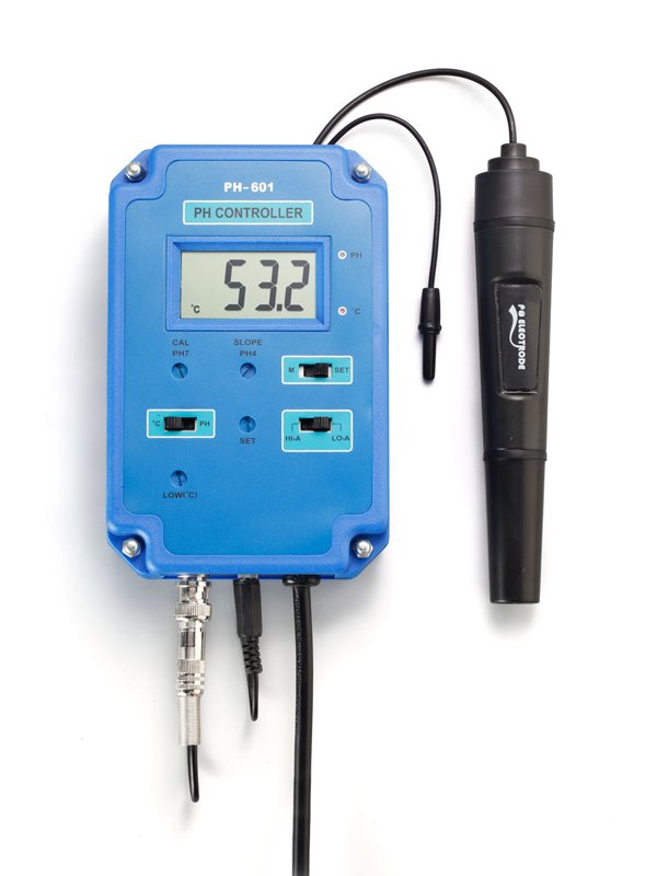 Controlador Digital de pH e Temperatura KL-601
