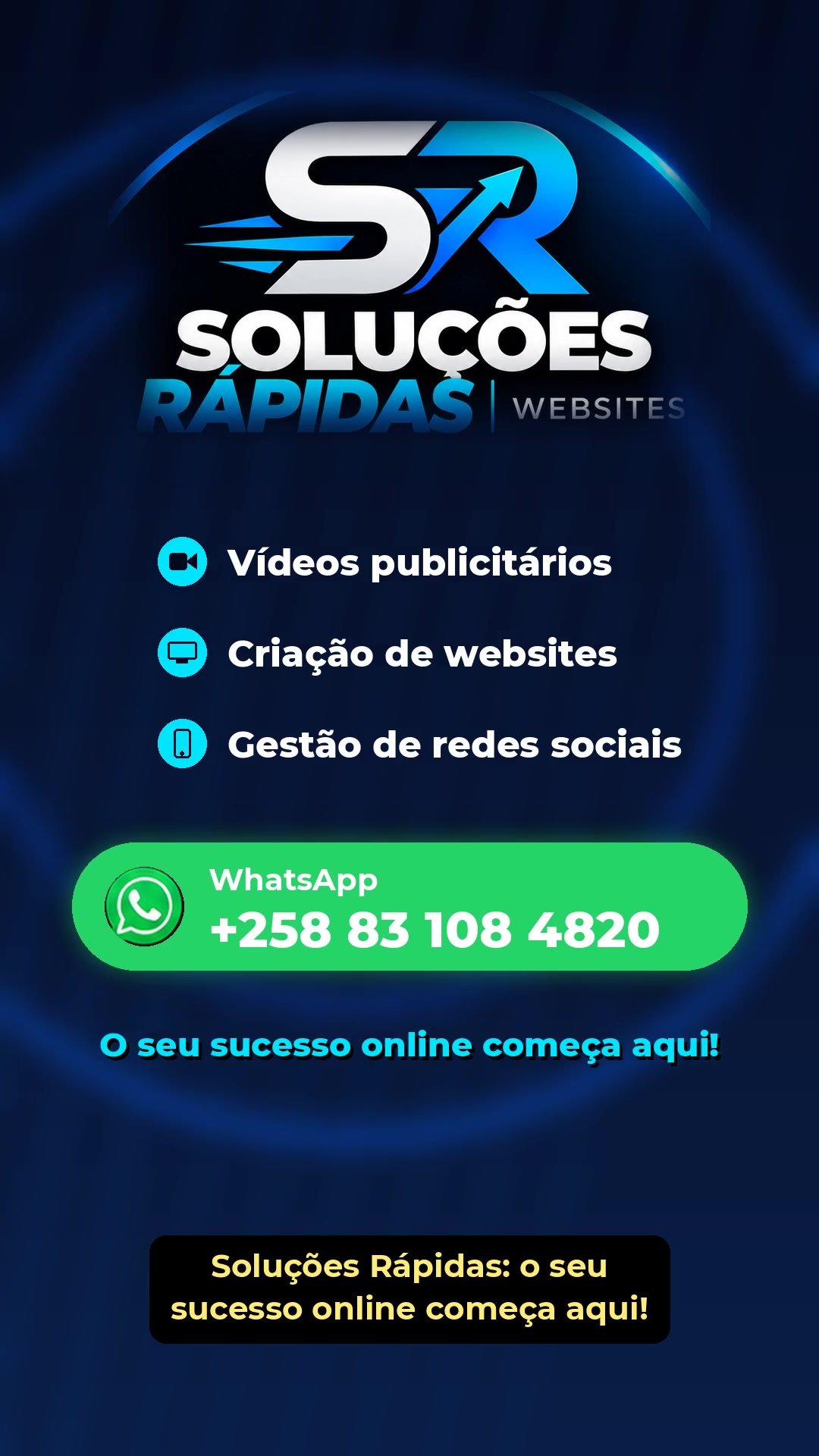 Vídeos Publicitários, Websites e Gestão de Redes Sociais | Soluções Rápidas